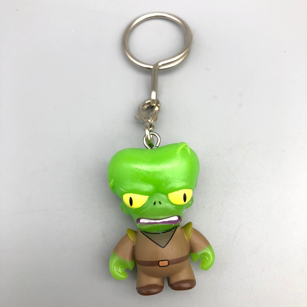Kidrobot Futurama Morbo Keychain Zipper Pull Matt Groening Green Figure 2018